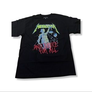 Metallica Graphic Band Tee Shirt Men’s XL Black Rock Concert Tee NEW